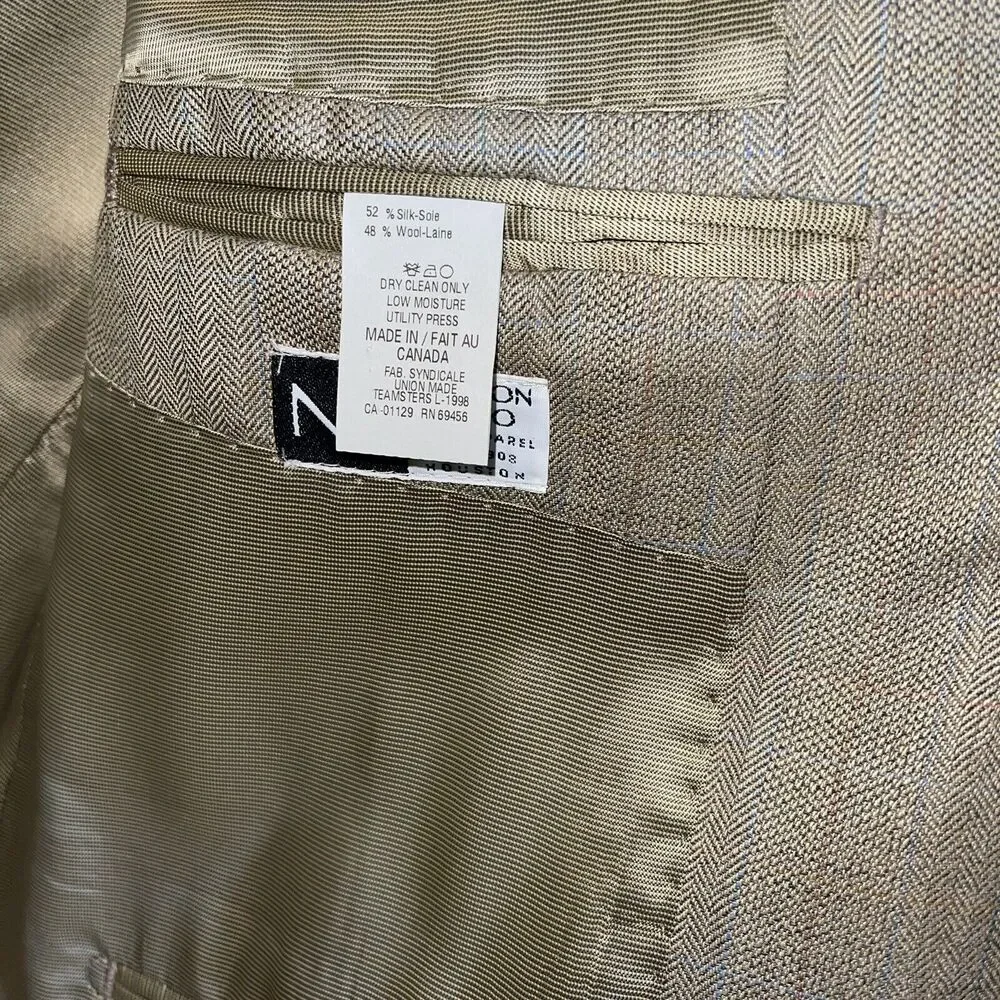 NWOT Norton Ditto Tan Sport Coat 42L